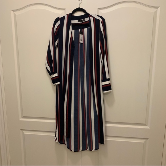 Striped Maxi Blazer - Picture 2 of 4